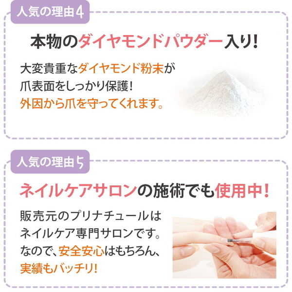 自爪を活かすマニキュア